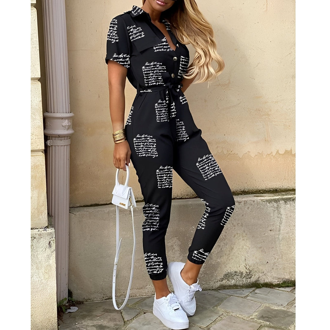 Cecilia – Eleganter taillierter Jumpsuit
