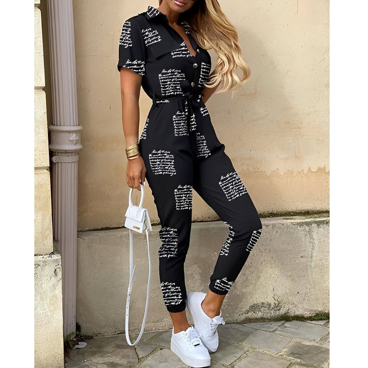 Cecilia – Eleganter taillierter Jumpsuit