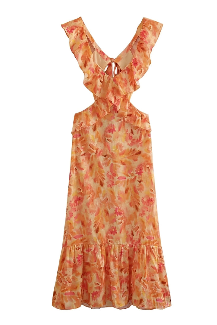 Sasha - Stilvolles rückenfreies Maxikleid für Damen
