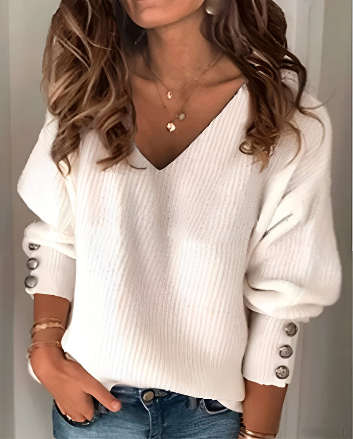 Beck – V-Ausschnitt Pullover