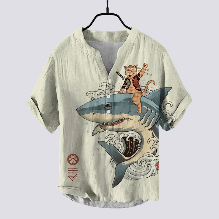 Fiona - Chic-Shirt mit originellem Druck für Frauen