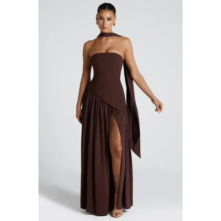 Irmelin | Damen Maxi Kleid Für Hochzeitsgast Klassisch Und Elegant