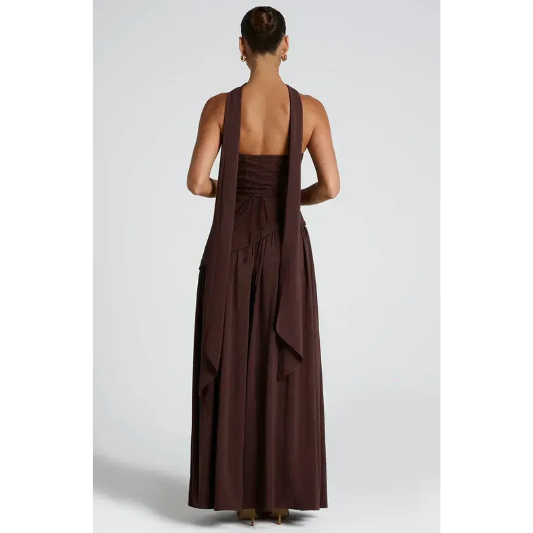 Irmelin | Damen Maxi Kleid Für Hochzeitsgast Klassisch Und Elegant