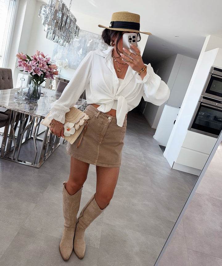 Bluse Diona Weiß Ladypolitan ♡