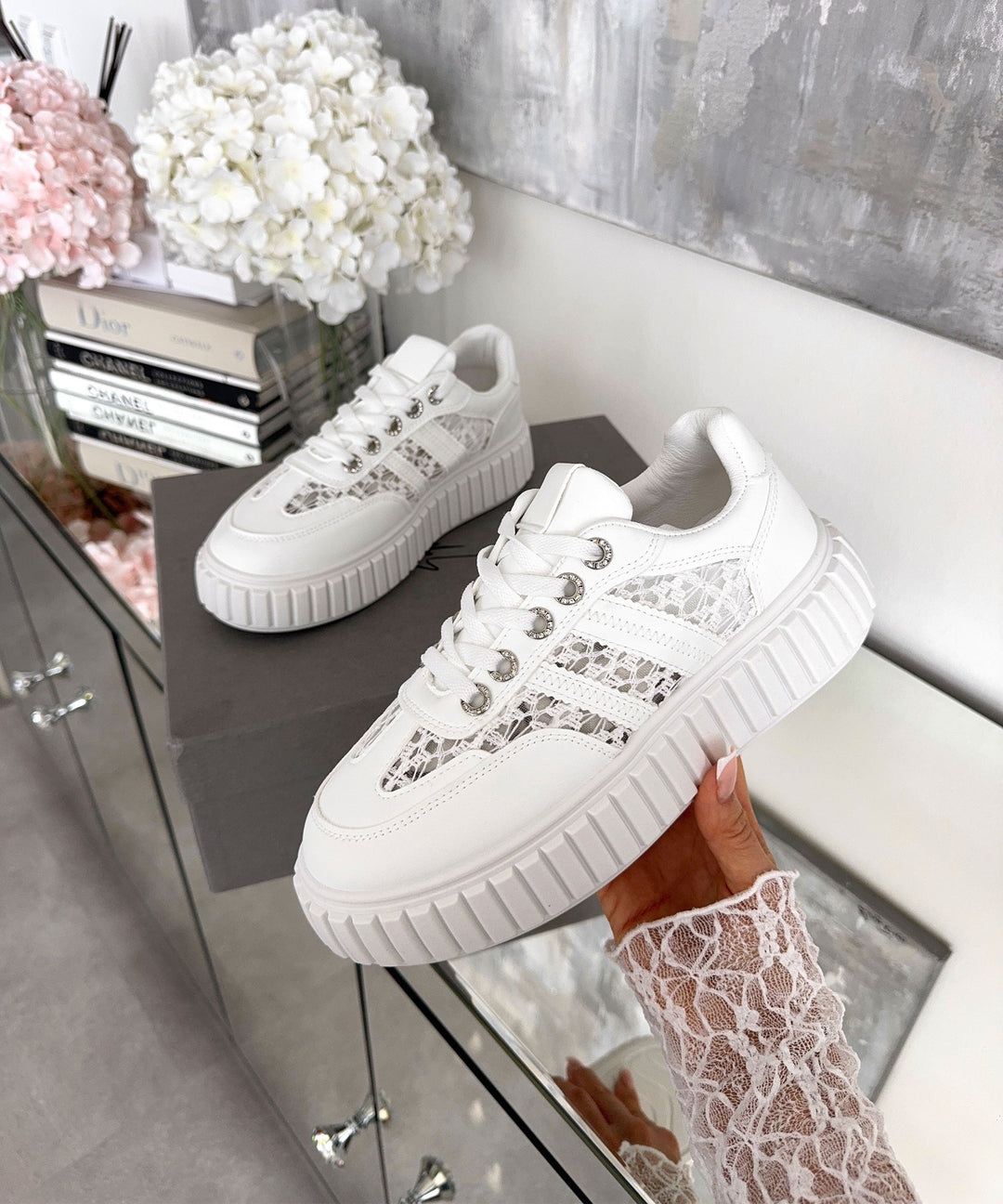 Sneaker Madeleine Weiß