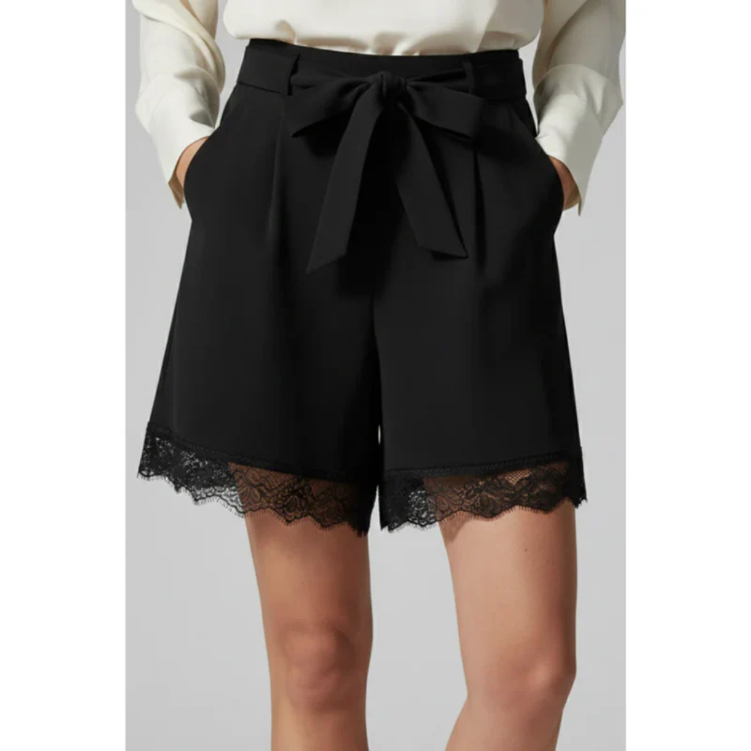 Anja | Damen Shorts Mit Bindebund Für Strand