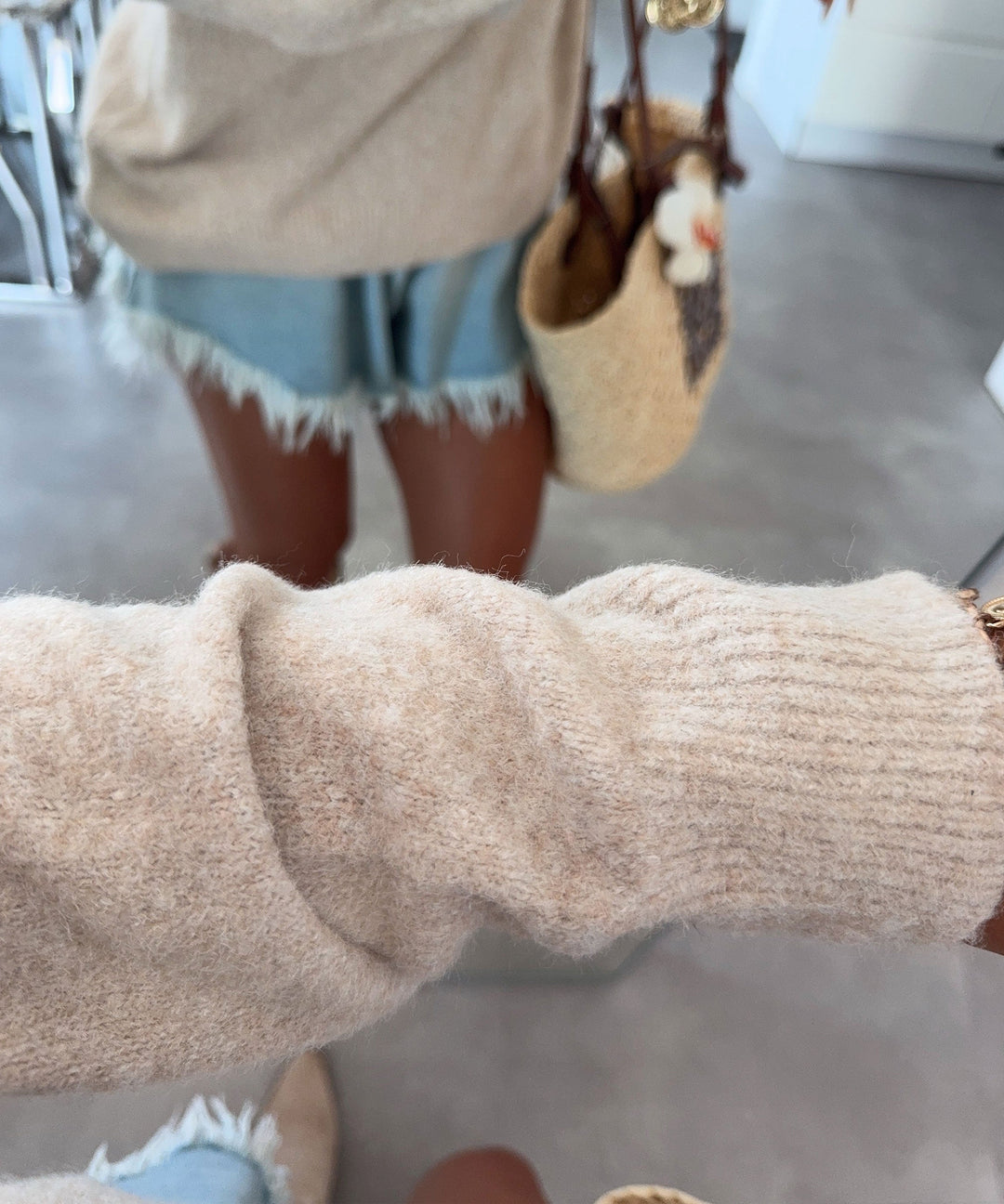 Pullover Soho Beige Ladypolitan ♡