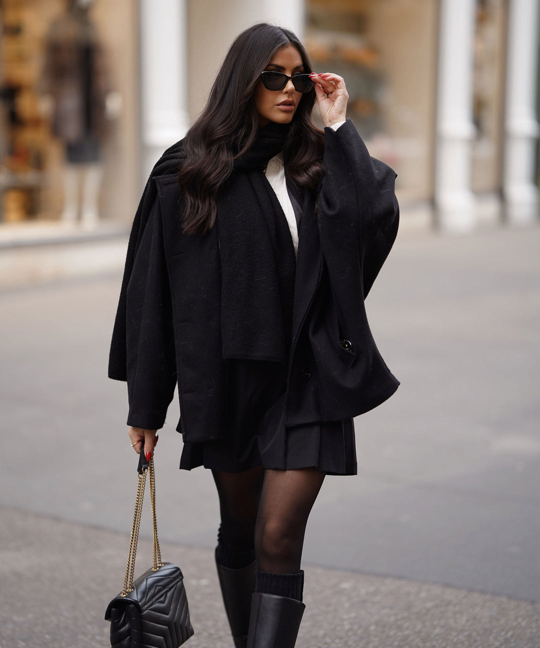 Oversize Jacke Joana Schwarz