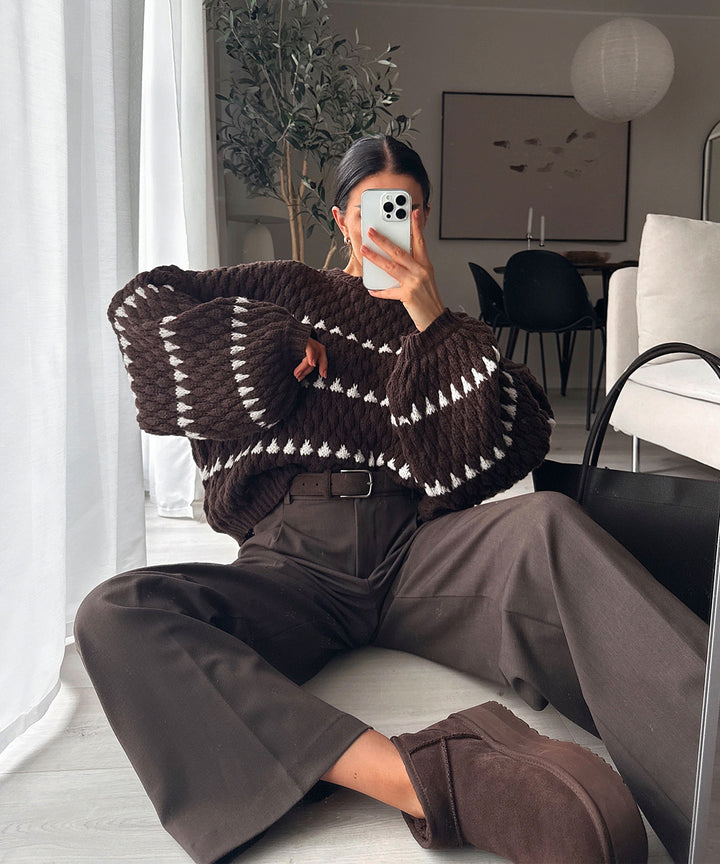 Bundfaltenhose Cleo Braun Ladypolitan ♡