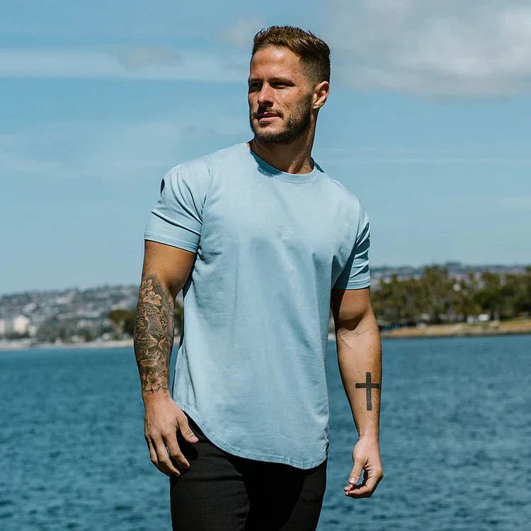 Adrian – Stylish Crew Neck T-Shirt for Men - Image 1