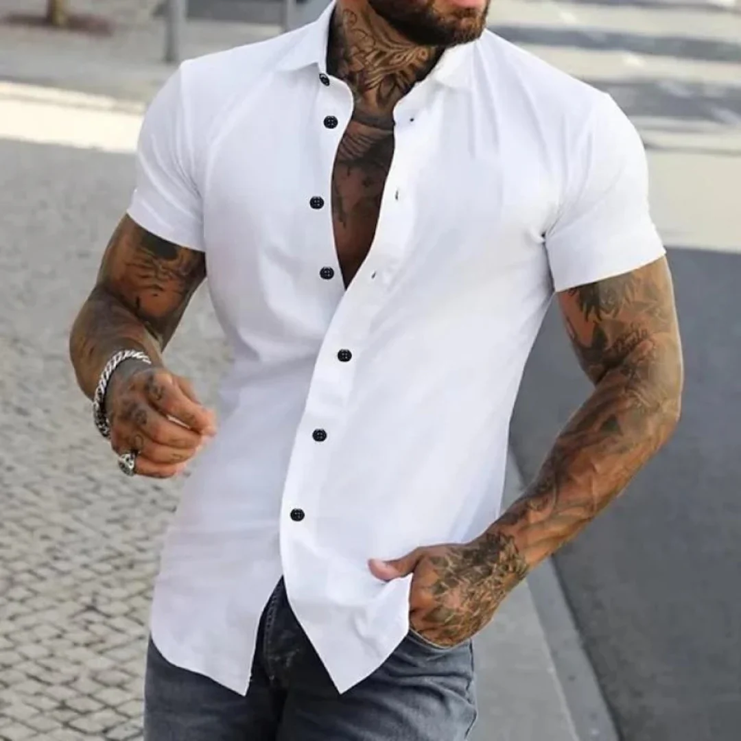 Joris | Herren Sommer Hemd Schlicht