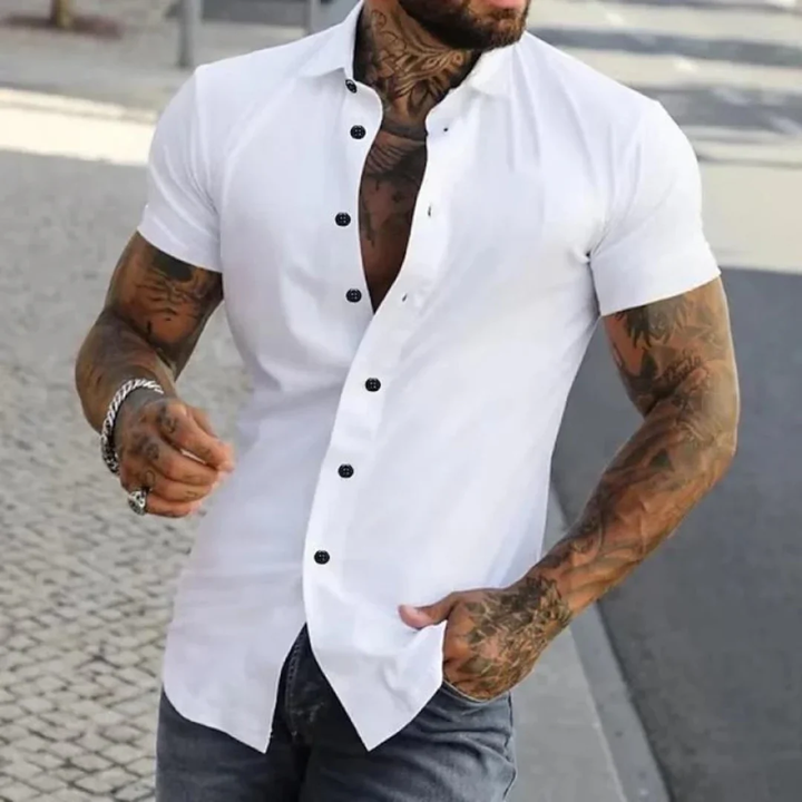 Joris | Herren Sommer Hemd Schlicht