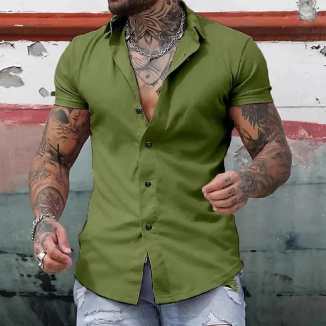 Joris | Herren Sommer Hemd Schlicht