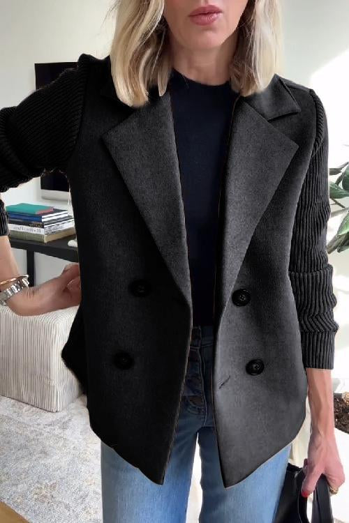 Veronika | Damen Blazer mit langen Ärmeln und Knopfleiste vorne