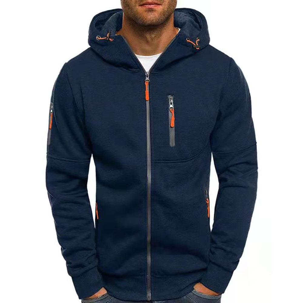 Kapuzensweatshirt Mit Reißverschluss | Sportlicher Hoodie Stil