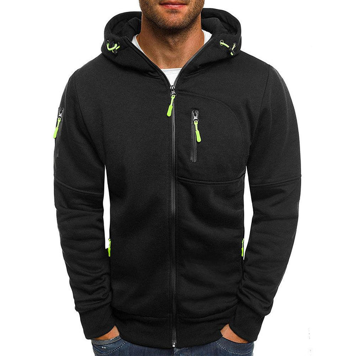 Kapuzensweatshirt Mit Reißverschluss | Sportlicher Hoodie Stil