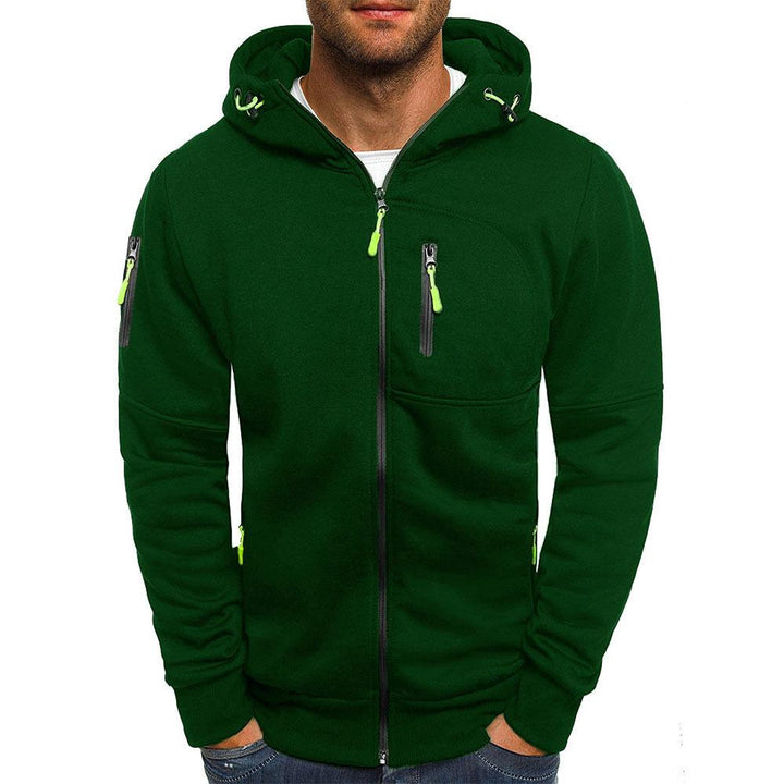 Kapuzensweatshirt Mit Reißverschluss | Sportlicher Hoodie Stil