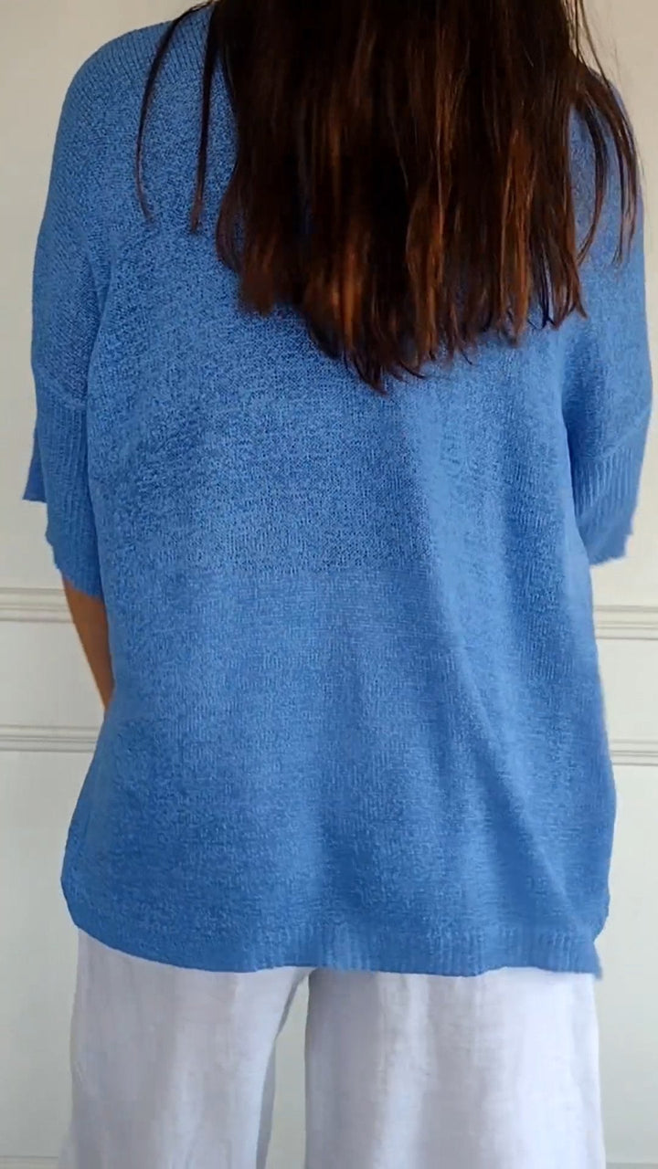 Jill V-Ausschnitt-Top | Zeitloses Damen-Oberteil S–3XL