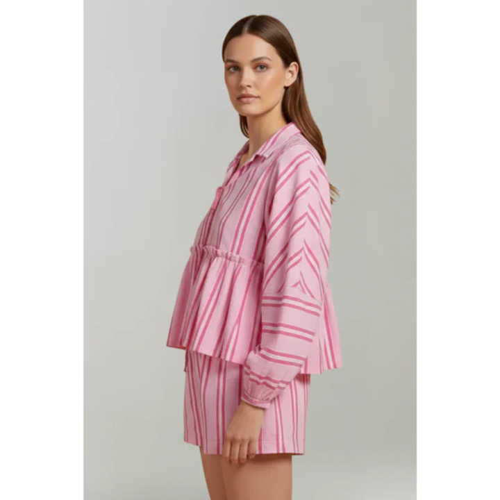 Jana | Damen Zweiteiler Mit Shorts Und Print Für Strand