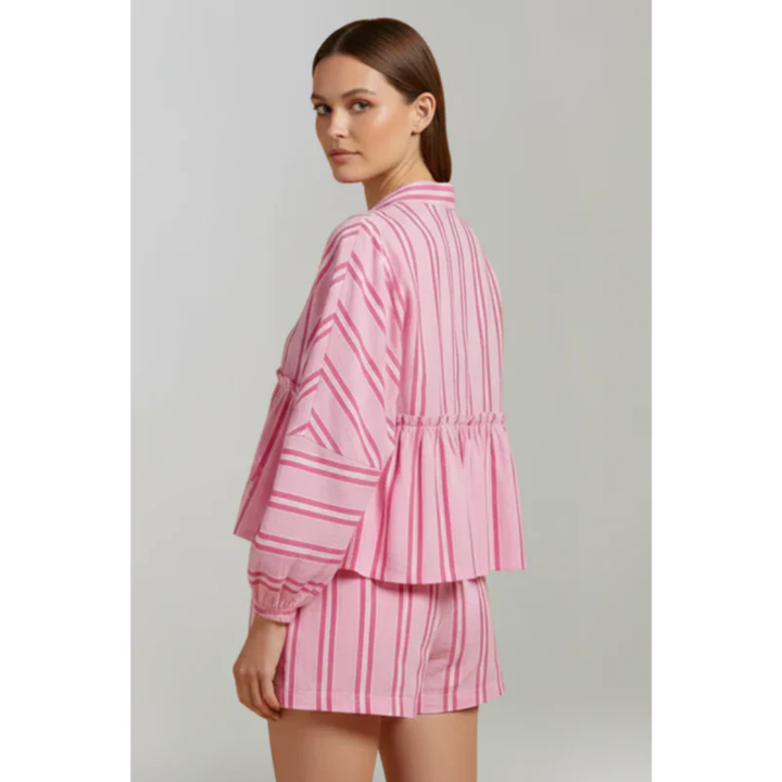Jana | Damen Zweiteiler Mit Shorts Und Print Für Strand