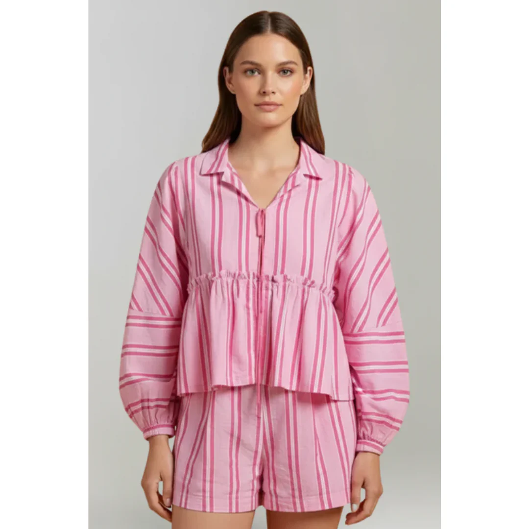 Jana | Damen Zweiteiler Mit Shorts Und Print Für Strand