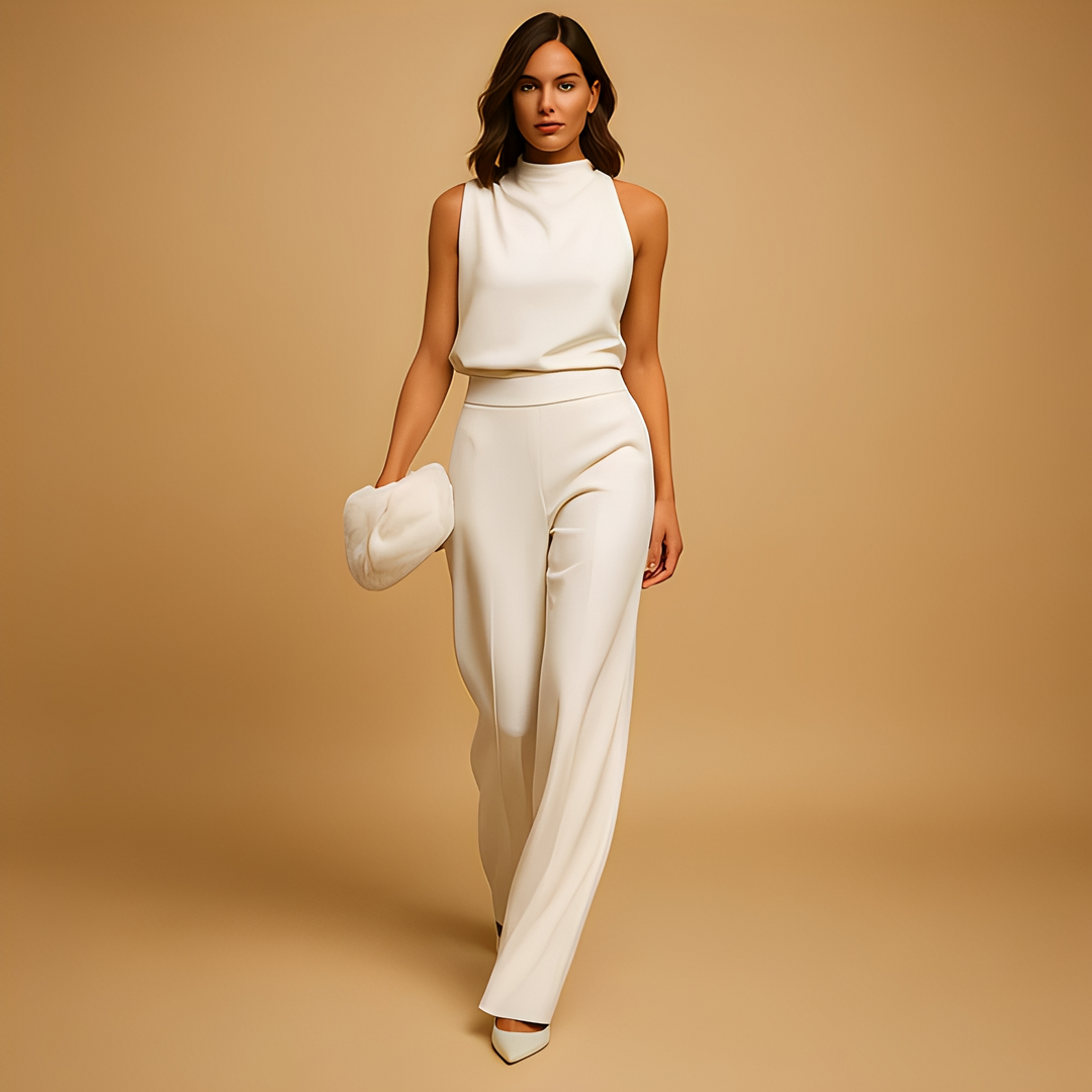 Almerra - Eleganter Overall mit weiten Beinen für Damen