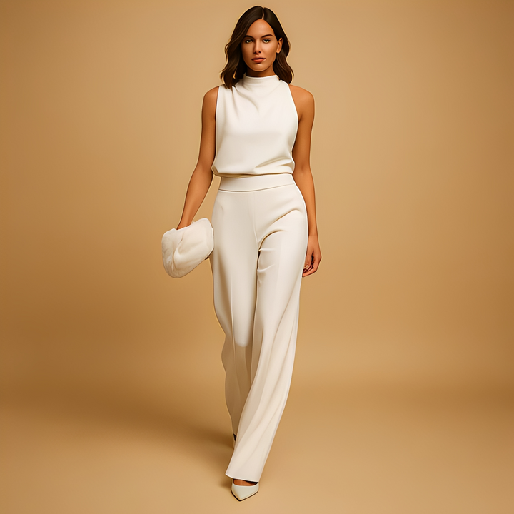 Almerra - Eleganter Overall mit weiten Beinen für Damen