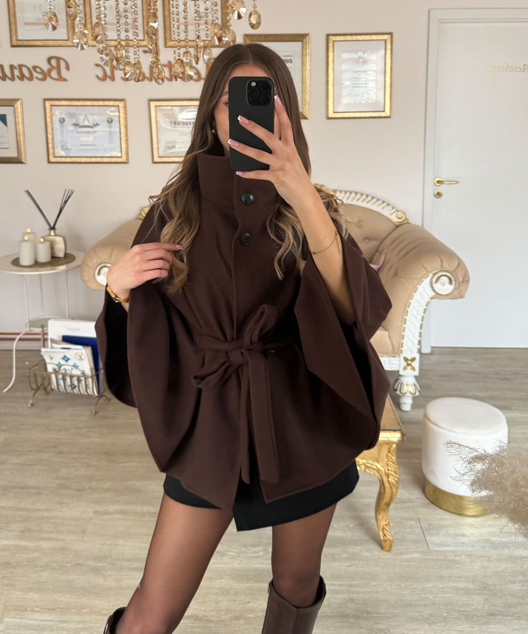 Poncho Karah Braun Ladypolitan ♡