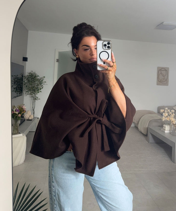 Poncho Karah Braun Ladypolitan ♡