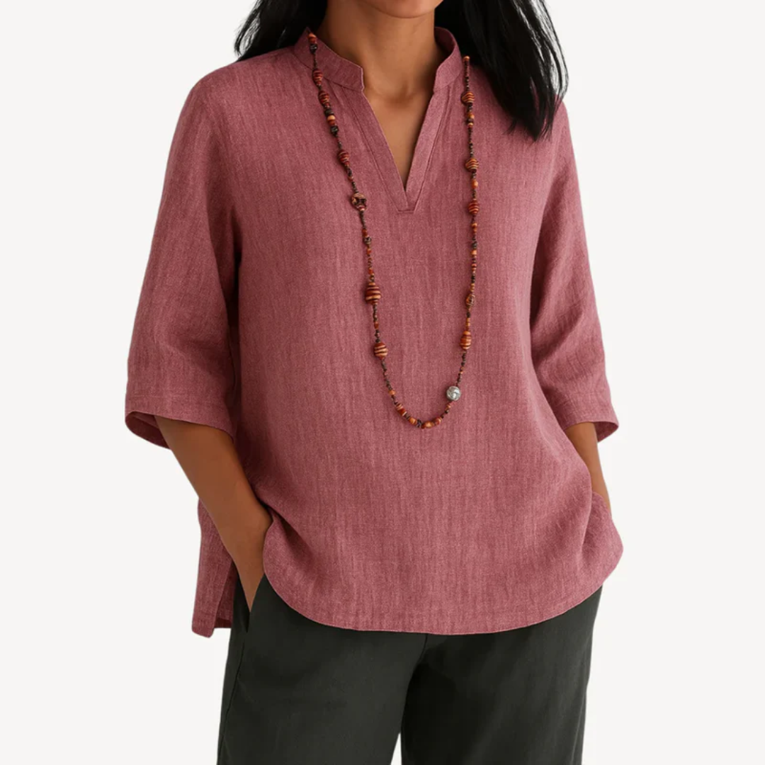 Karin | Damen Sommer Bluse Für Warme Tage