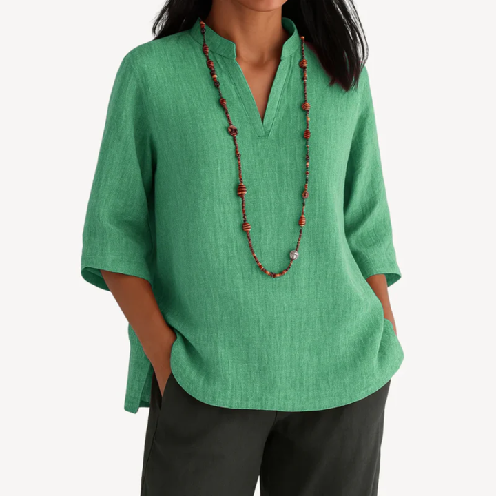 Karin | Damen Sommer Bluse Für Warme Tage