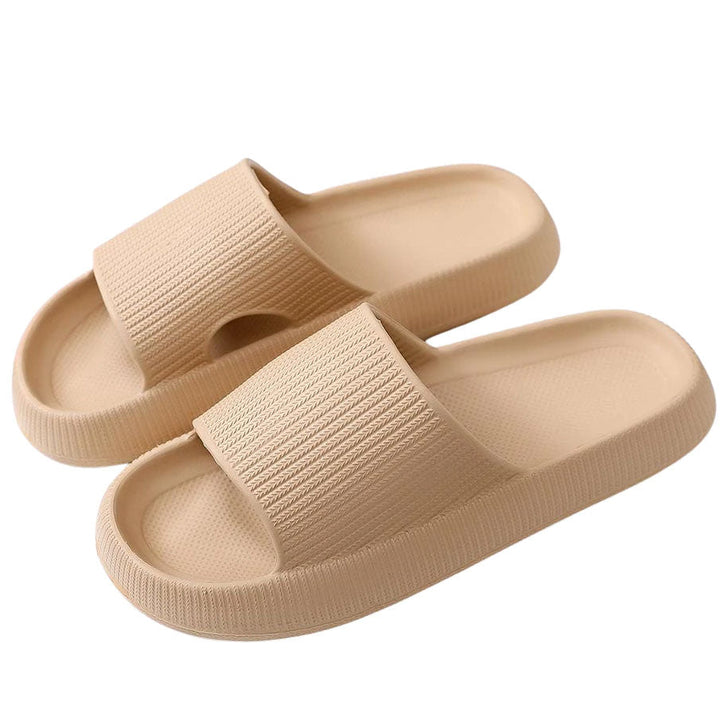 Badslipper für Damen und Herren mit dicker Sohle