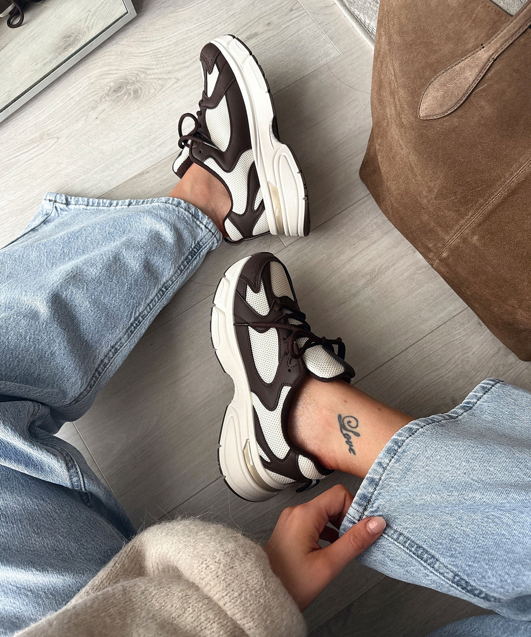 Sneaker Ronja Beige Braun Ladypolitan ♡