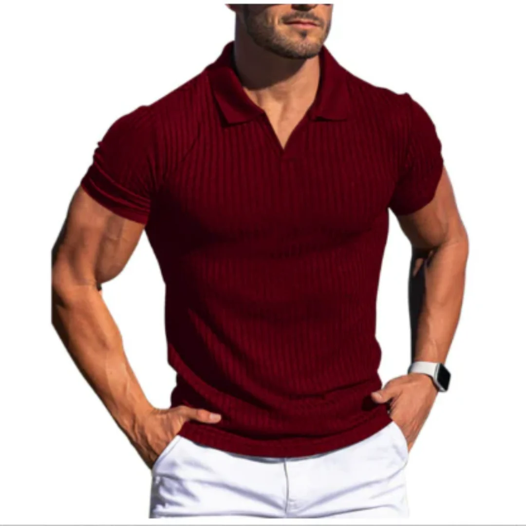 Konrad | Herren Poloshirt Mit Struktur Für Sommer
