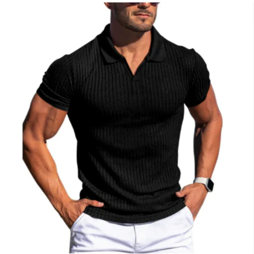 Konrad | Herren Poloshirt Mit Struktur Für Sommer