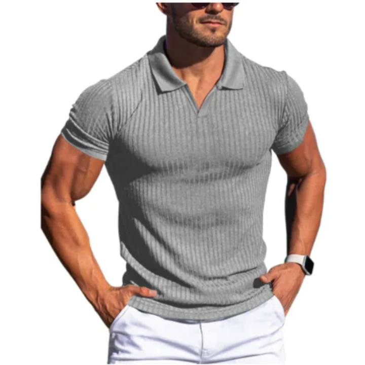 Konrad | Herren Poloshirt Mit Struktur Für Sommer