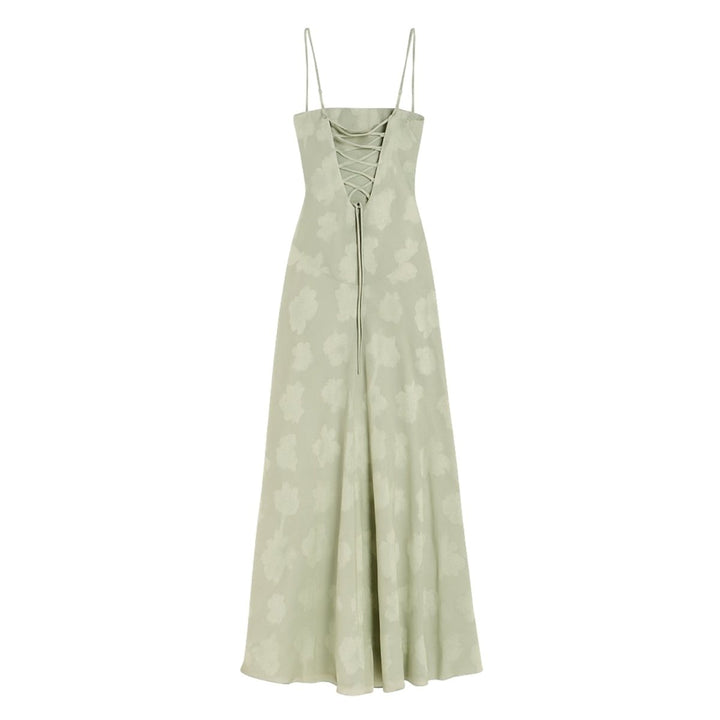 Enchanted Corset Maxi Kleid mit Schnürung am Rücken