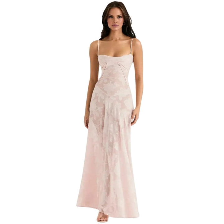 Enchanted Corset Maxi Kleid mit Schnürung am Rücken