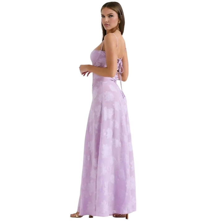 Enchanted Corset Maxi Kleid mit Schnürung am Rücken