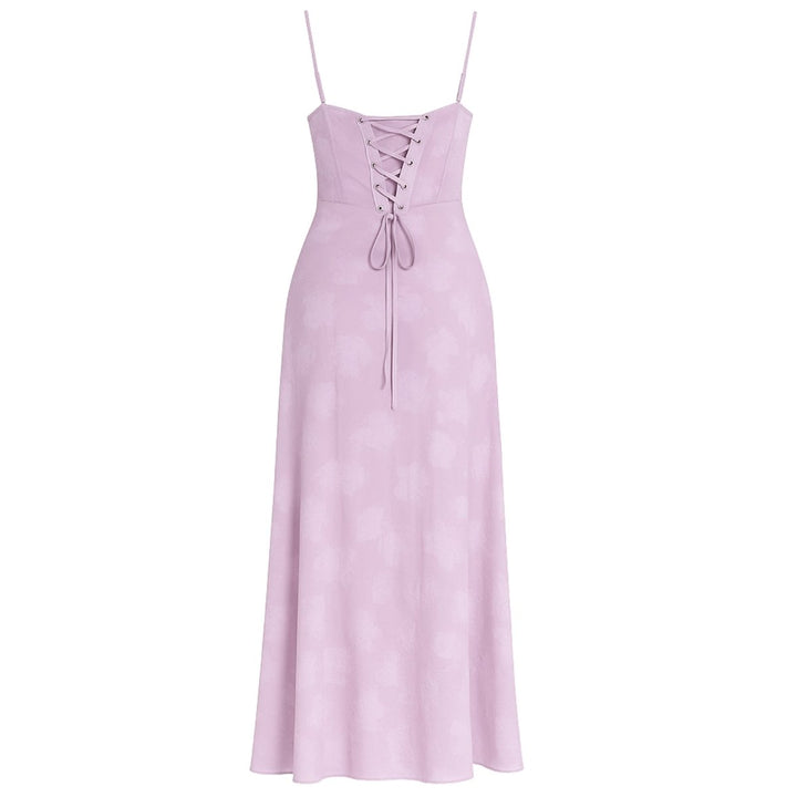 Enchanted Corset Maxi Kleid mit Schnürung am Rücken