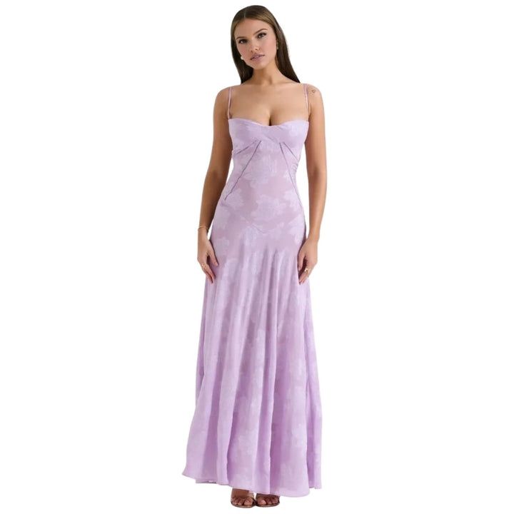 Enchanted Corset Maxi Kleid mit Schnürung am Rücken