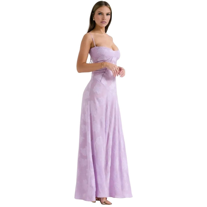 Enchanted Corset Maxi Kleid mit Schnürung am Rücken