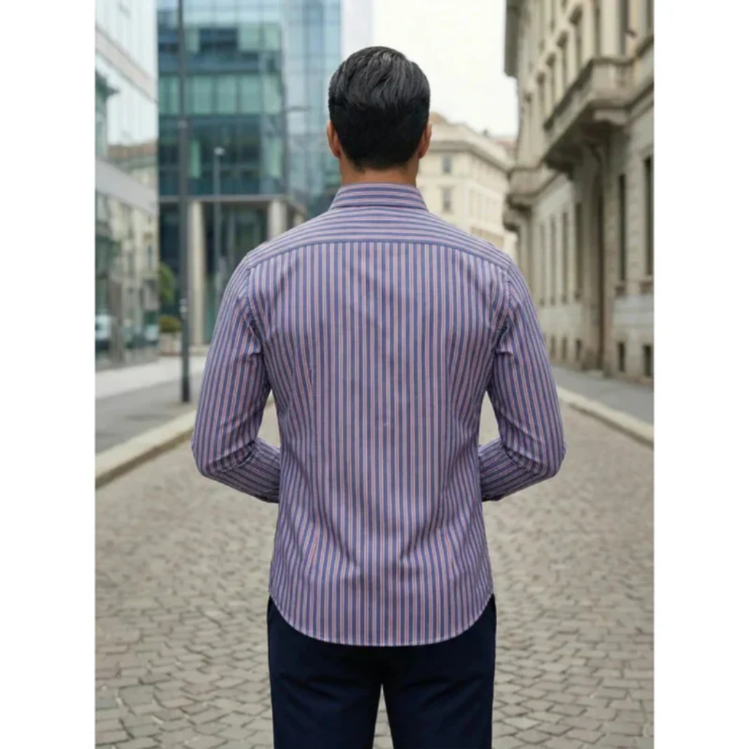 Kurt | Herren Hemd Gestreift Modern Look