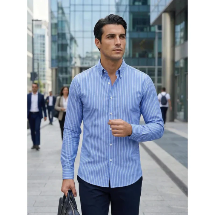Kurt | Herren Hemd Gestreift Modern Look