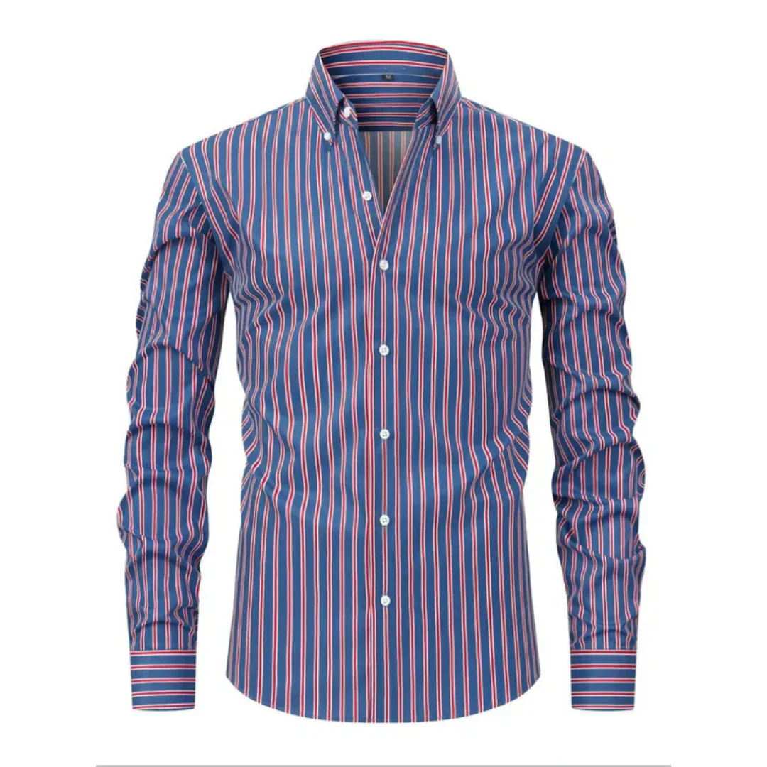 Kurt | Herren Hemd Gestreift Modern Look