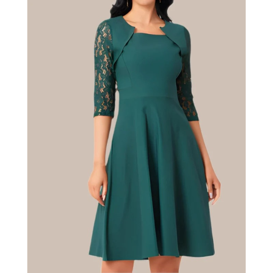 Lina | Damen Cocktail Abendkleid Mini