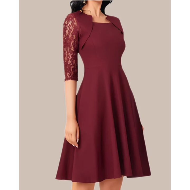 Lina | Damen Cocktail Abendkleid Mini