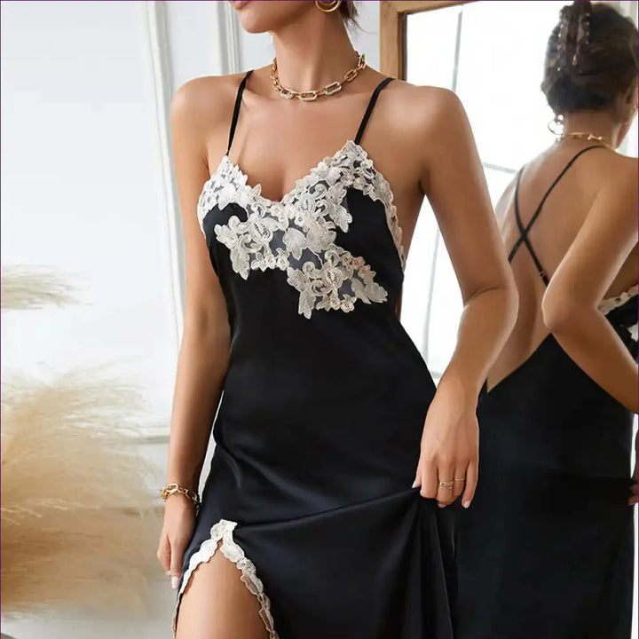 Abendkleid für Damen aus Satin