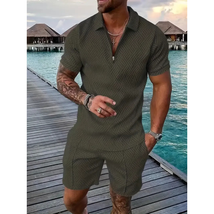Lio | Herren Sommer Set Poloshirt Shorts