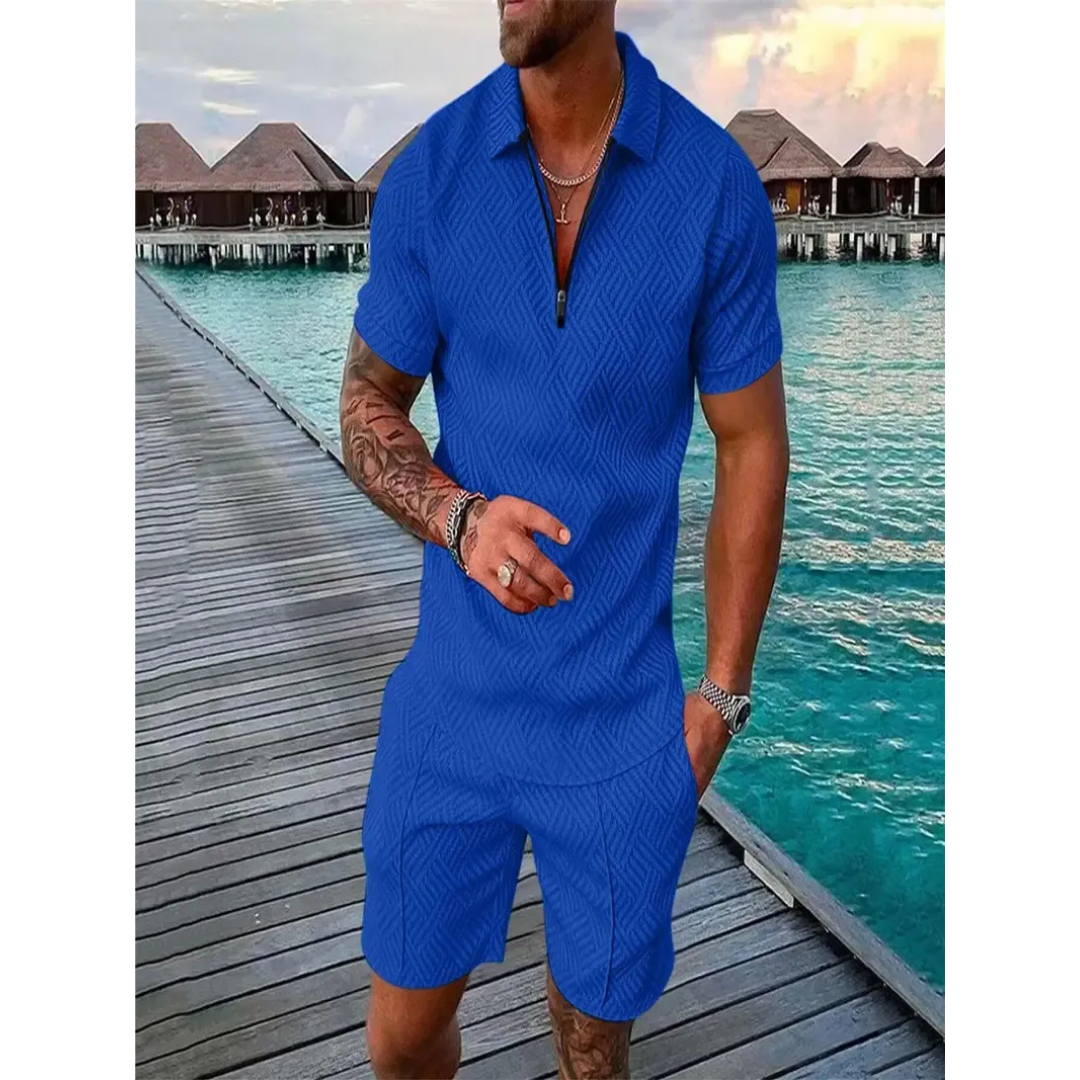 Lio | Herren Sommer Set Poloshirt Shorts